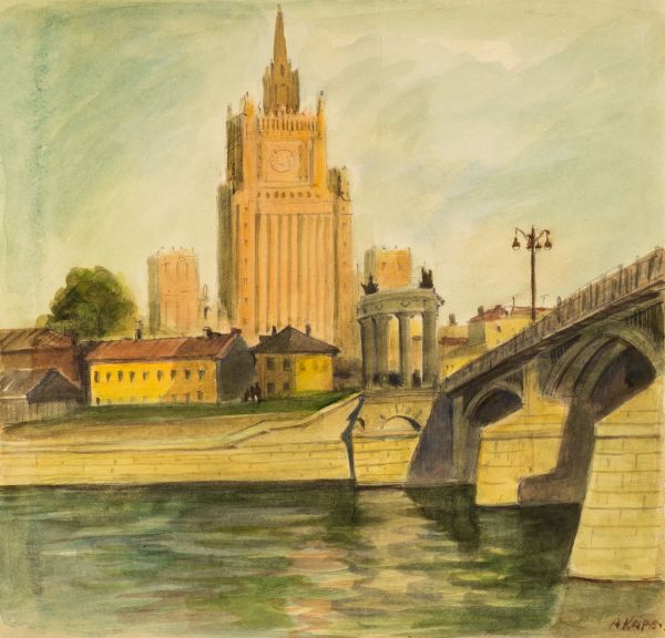 Бородинский мост. Москва.